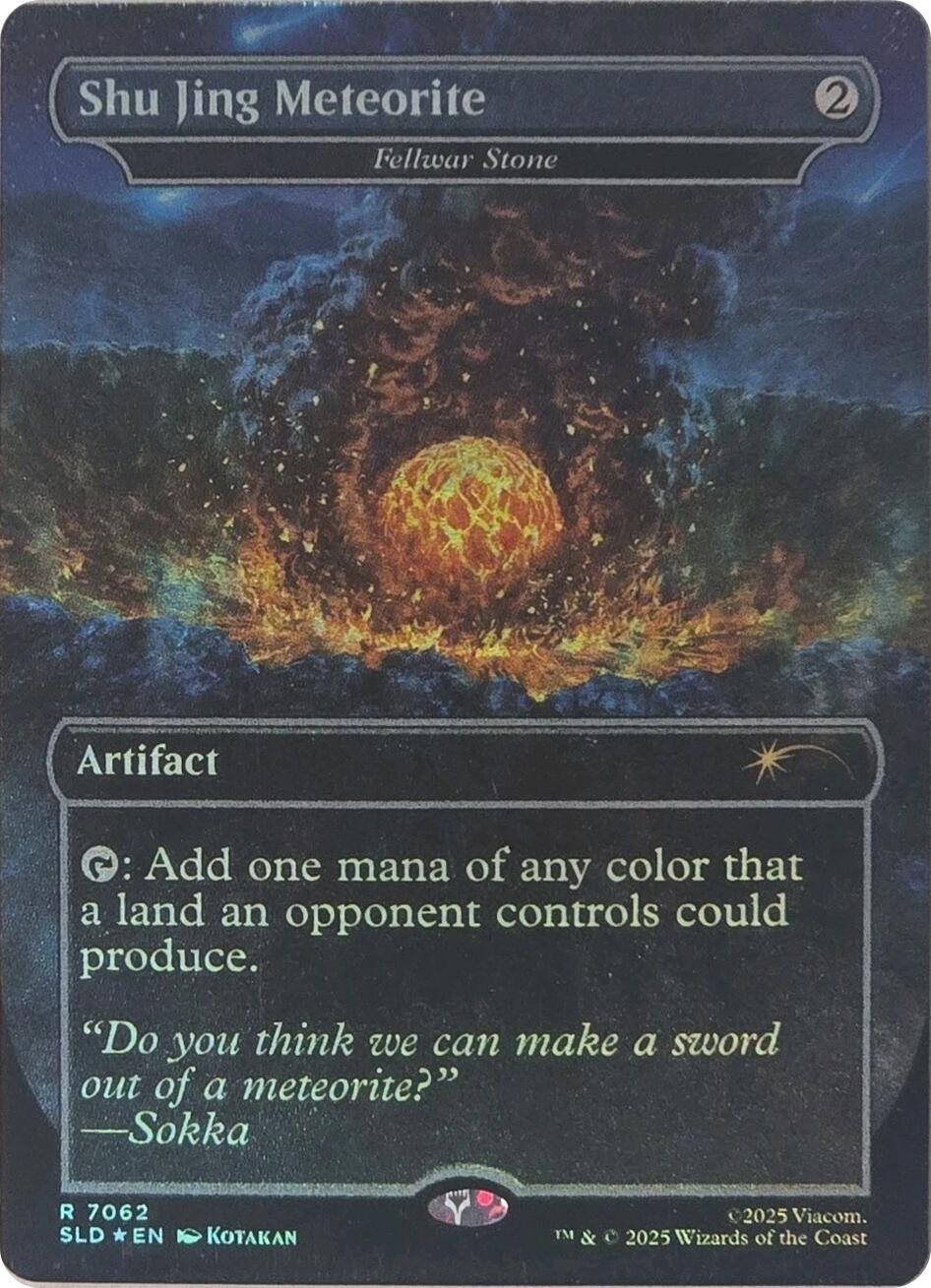 Shu Jing Meteorite - Fellwar Stone (Rainbow Foil) [Secret Lair Drop Series] | Empire Gaming NC