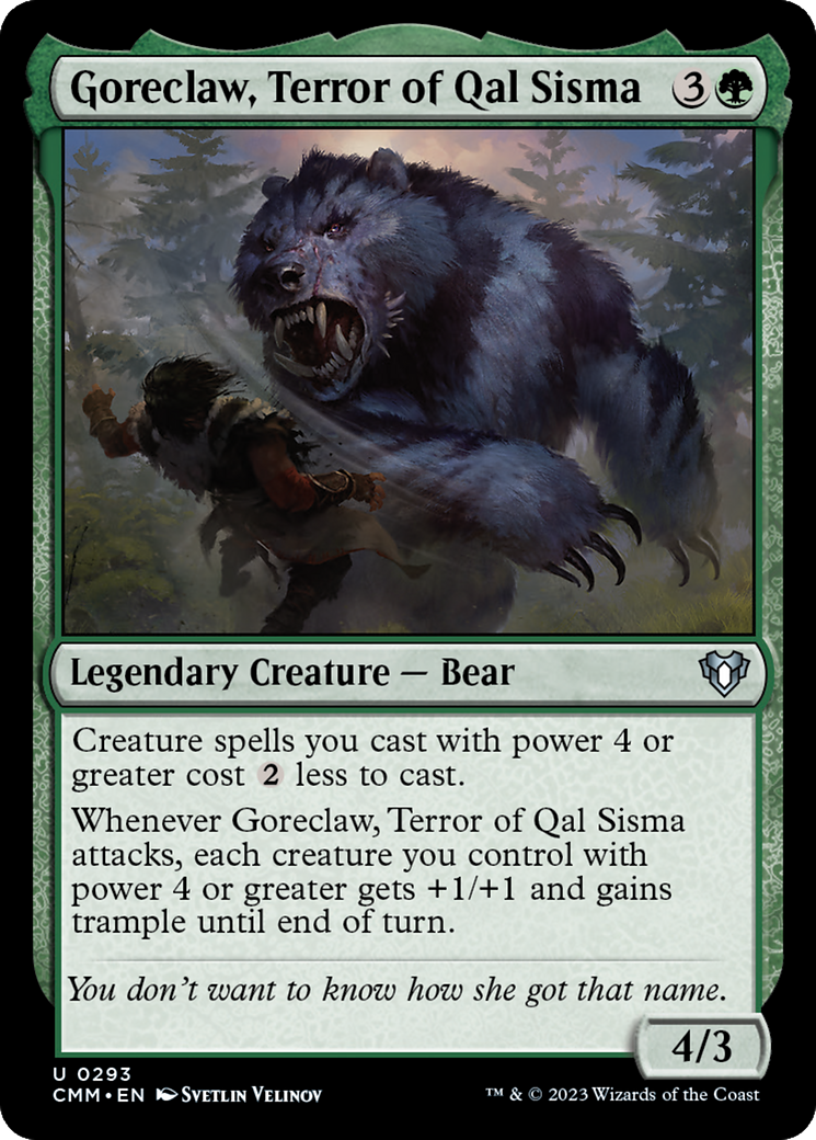 Goreclaw, Terror of Qal Sisma [Commander Masters] | Empire Gaming NC