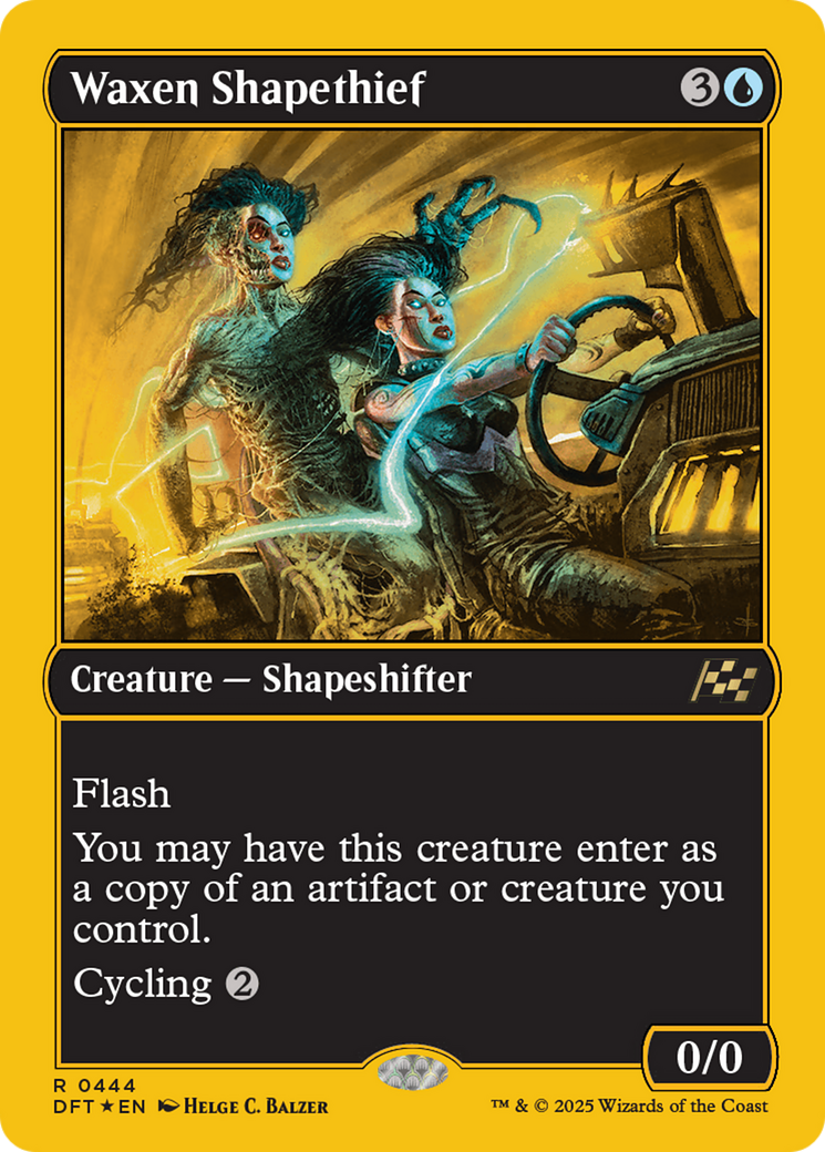 Waxen Shapethief (First-Place Foil) [Aetherdrift] | Empire Gaming NC