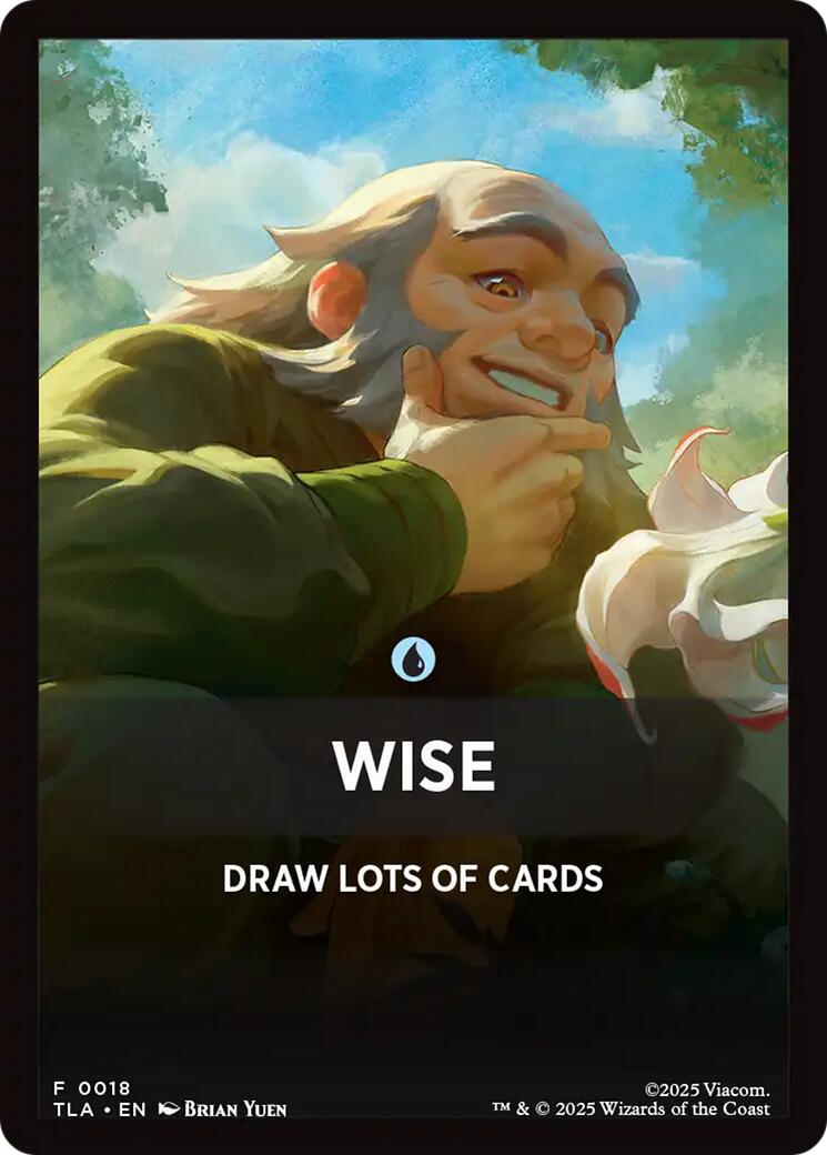 Wise Theme Card [Avatar: The Last Airbender Tokens] | Empire Gaming NC
