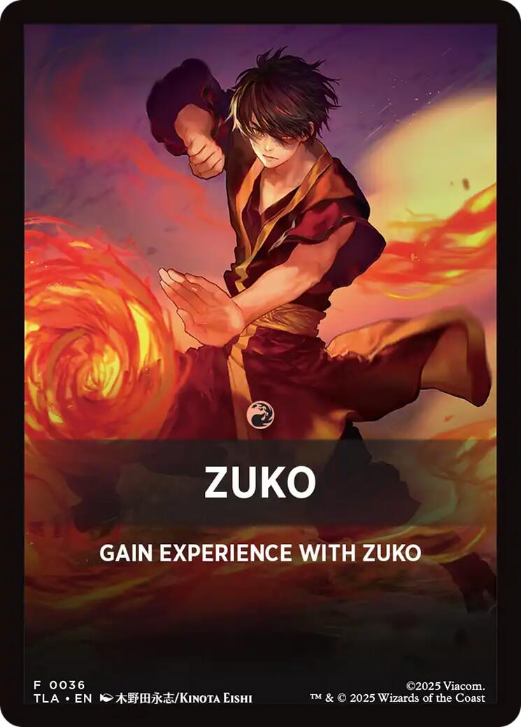 Zuko Theme Card [Avatar: The Last Airbender Tokens] | Empire Gaming NC