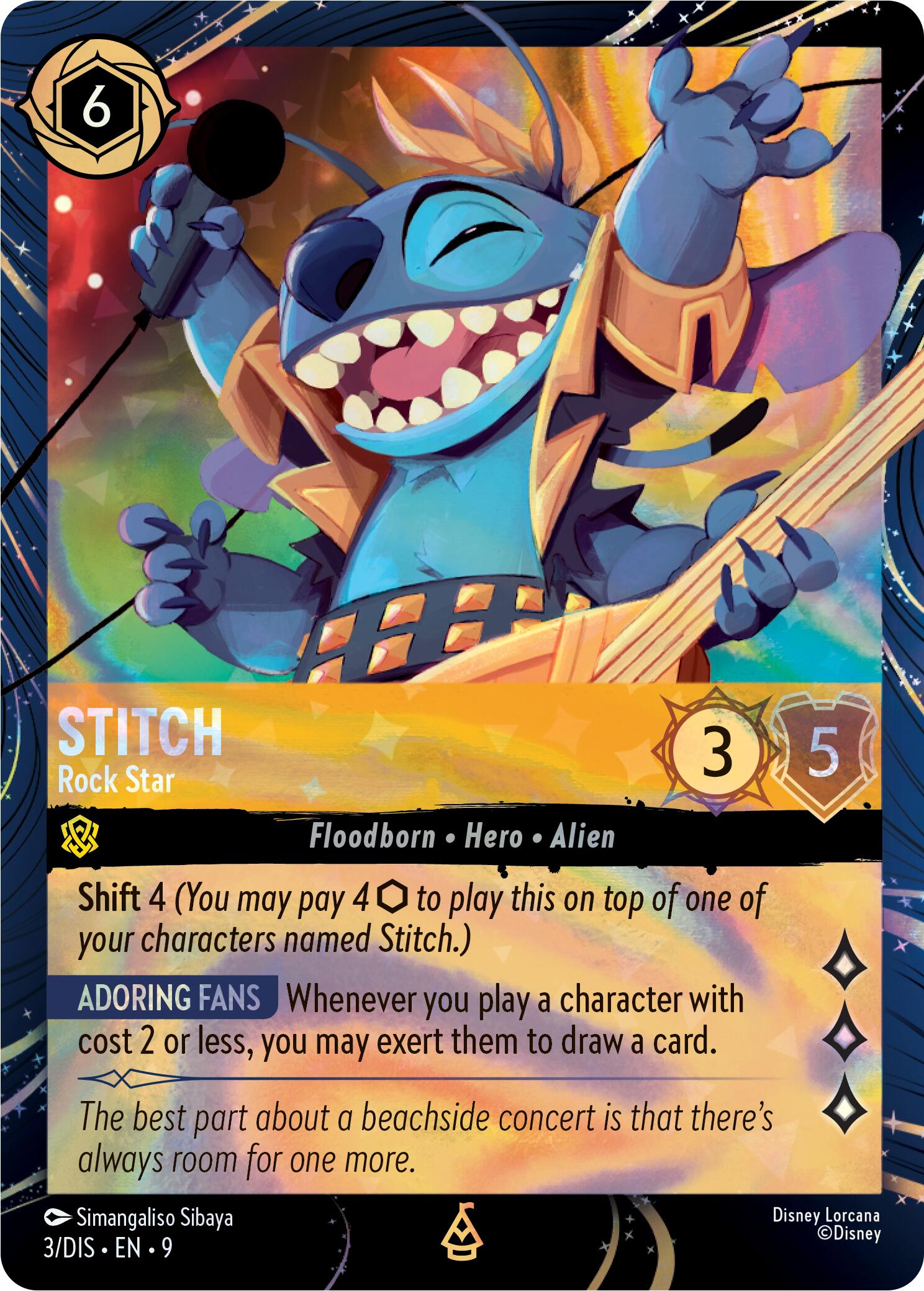 Stitch - Rock Star (3) [Promo Cards] | Empire Gaming NC