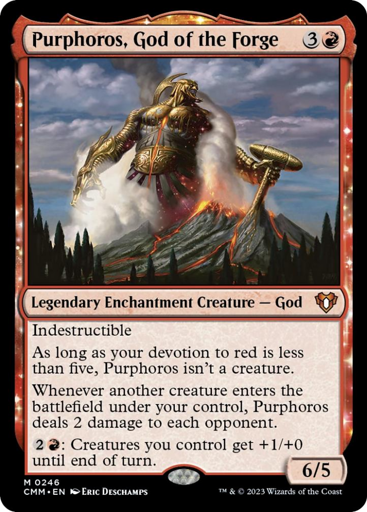 Purphoros, God of the Forge [Commander Masters] | Empire Gaming NC