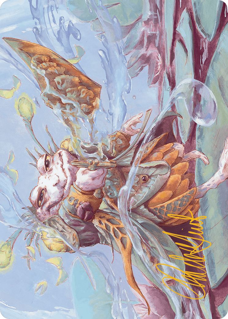 Glarb, Calamity's Augur Art Card (Gold-Stamped Signature) [Bloomburrow Art Series] | Empire Gaming NC