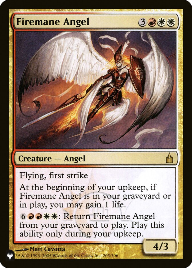 Firemane Angel [The List] | Empire Gaming NC