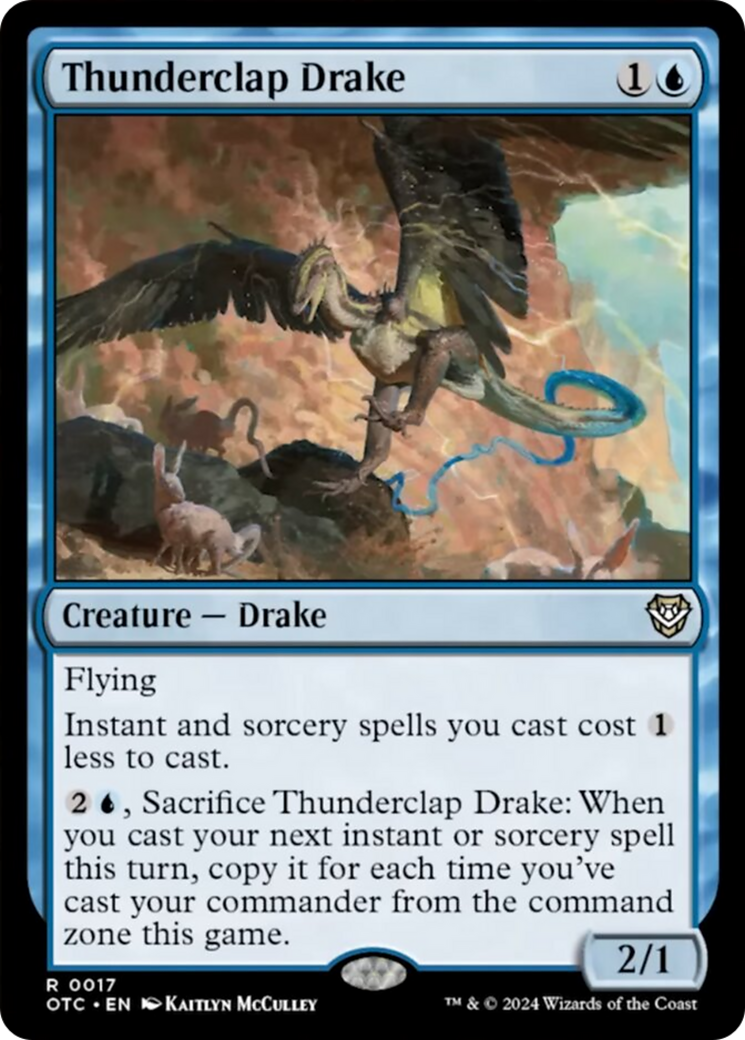 Thunderclap Drake [Outlaws of Thunder Junction Commander] | Empire Gaming NC