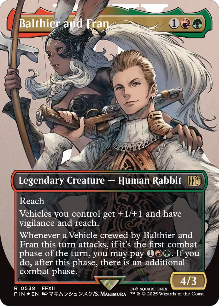 Balthier and Fran (Borderless) (Surge Foil) [FINAL FANTASY] | Empire Gaming NC