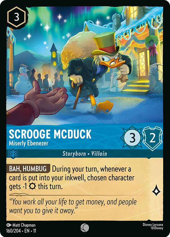 Scrooge McDuck - Miserly Ebenezer (160/204) [Winterspell] | Empire Gaming NC