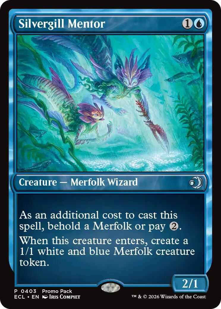 Silvergill Mentor [Lorwyn Eclipsed Promos] | Empire Gaming NC