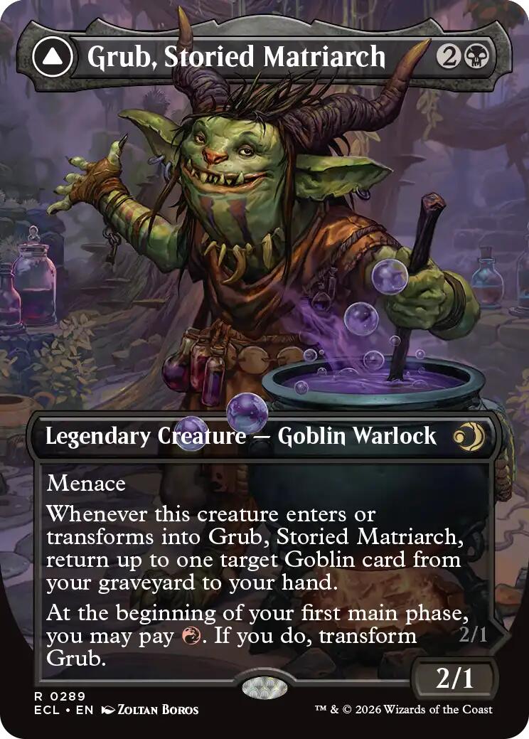 Grub, Storied Matriarch (Borderless) [Lorwyn Eclipsed] | Empire Gaming NC