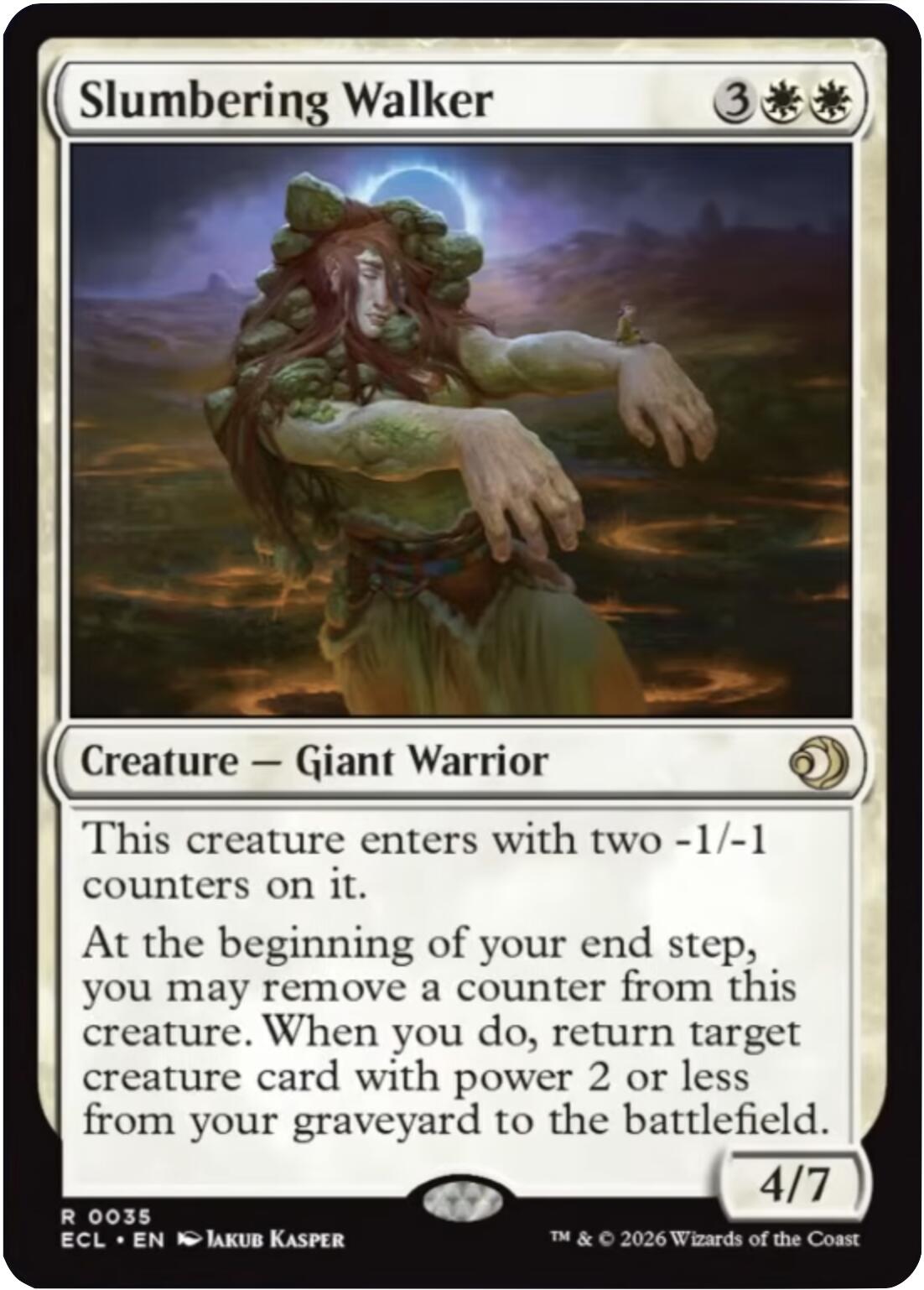 Slumbering Walker [Lorwyn Eclipsed] | Empire Gaming NC