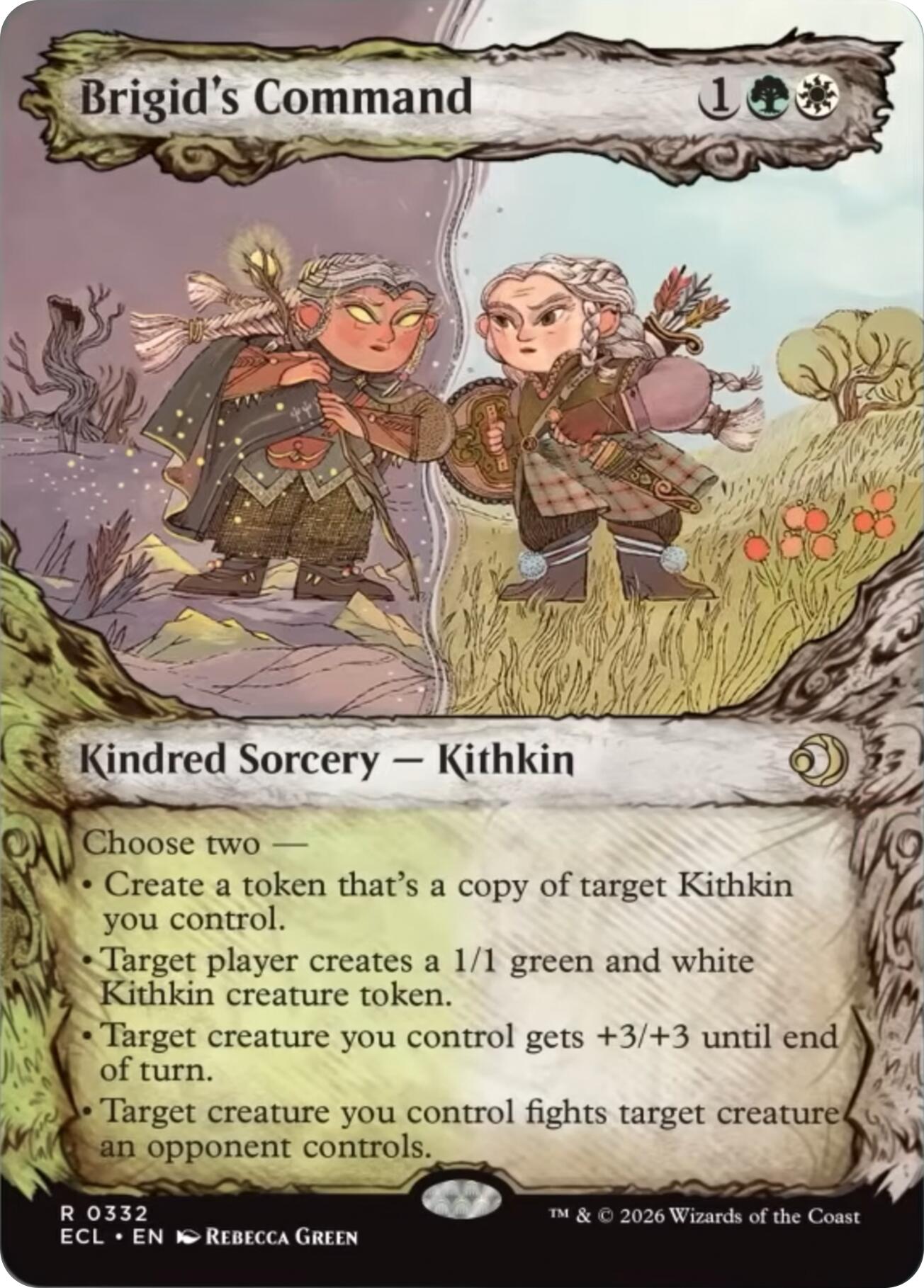 Brigid's Command (Showcase) [Lorwyn Eclipsed] | Empire Gaming NC