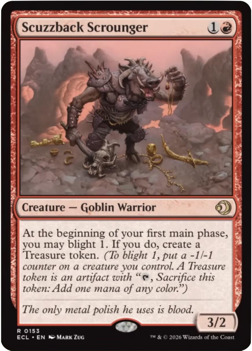 Scuzzback Scrounger [Lorwyn Eclipsed] | Empire Gaming NC