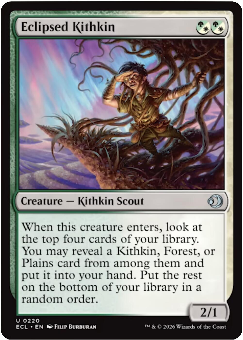 Eclipsed Kithkin [Lorwyn Eclipsed] | Empire Gaming NC