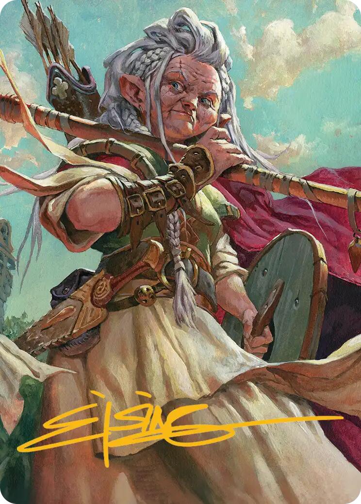 Brigid, Clachan's Heart Art Card (Gold-Stamped Signature) [Lorwyn Eclipsed Art Series] | Empire Gaming NC