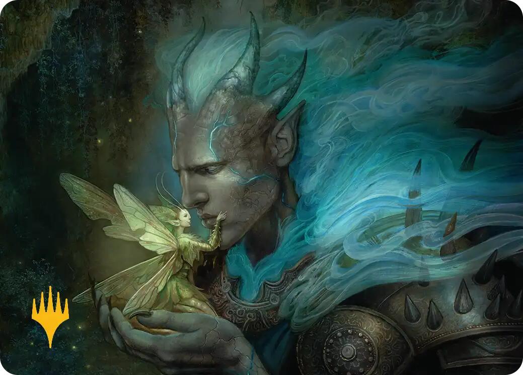 Run Away Together Art Card (Gold-Stamped Planeswalker Symbol) [Lorwyn Eclipsed Art Series] | Empire Gaming NC