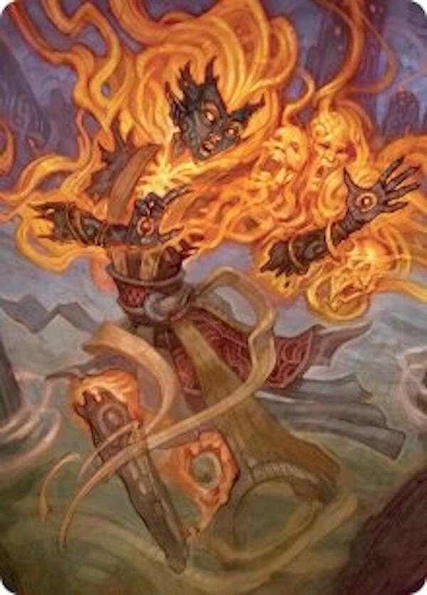 Ashling, Rekindled Art Card (33/54) [Lorwyn Eclipsed Art Series] | Empire Gaming NC