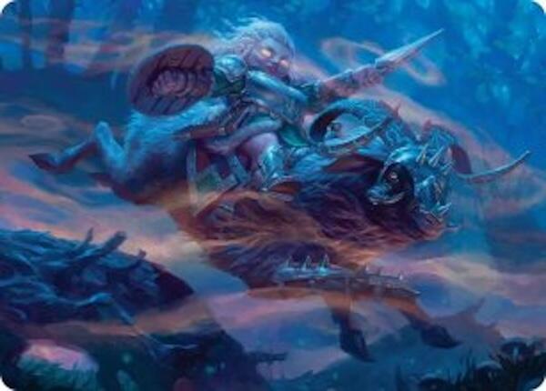 Bristlebane Outrider Art Card [Lorwyn Eclipsed Art Series] | Empire Gaming NC