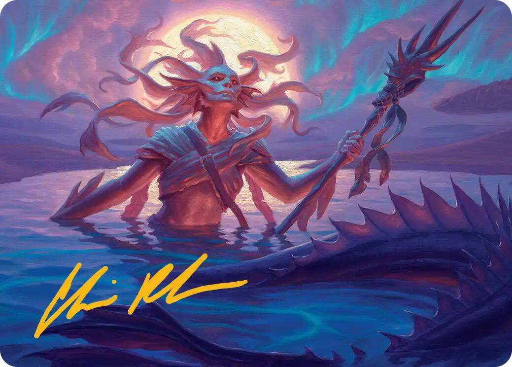 Eclipsed Merrow Art Card (Gold-Stamped Signature) [Lorwyn Eclipsed Art Series] | Empire Gaming NC