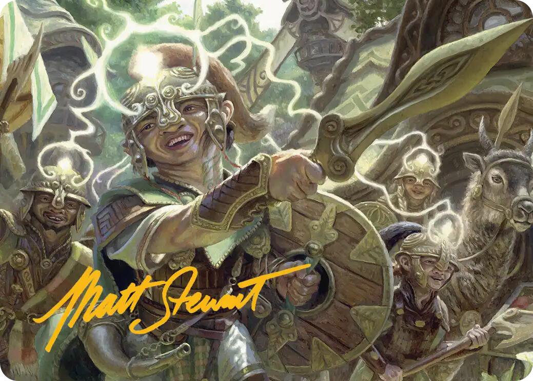 Thoughtweft Lieutenant Art Card (Gold-Stamped Signature) [Lorwyn Eclipsed Art Series] | Empire Gaming NC