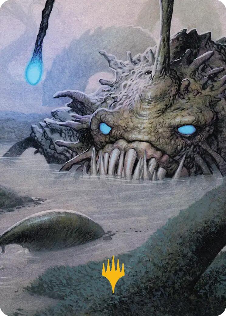 Deceit Art Card (Gold-Stamped Planeswalker Symbol) [Lorwyn Eclipsed Art Series] | Empire Gaming NC