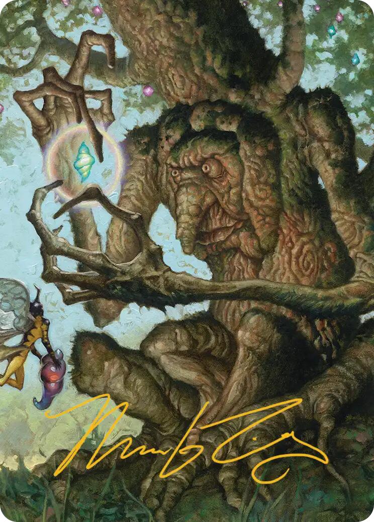 Faeburrow Elder Art Card (Gold-Stamped Signature) [Lorwyn Eclipsed Art Series] | Empire Gaming NC
