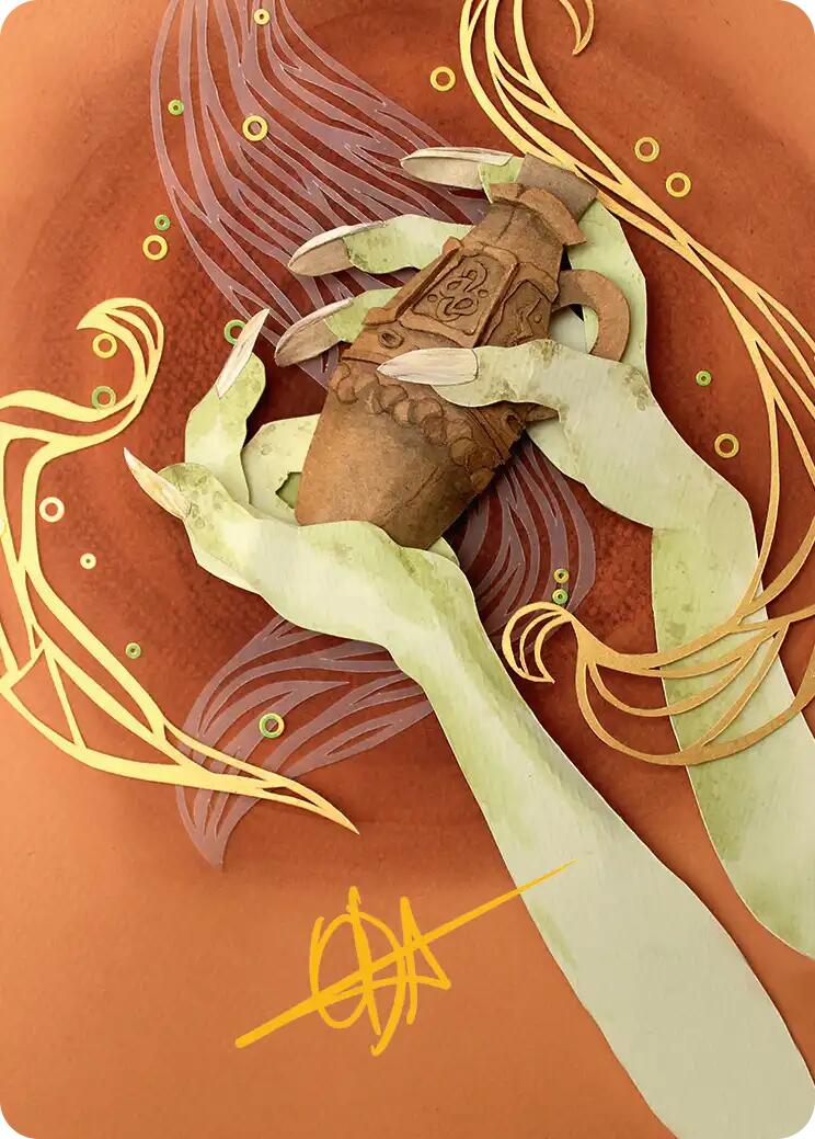 Thousand-Year Elixir Art Card (Gold-Stamped Signature) [Lorwyn Eclipsed Art Series] | Empire Gaming NC