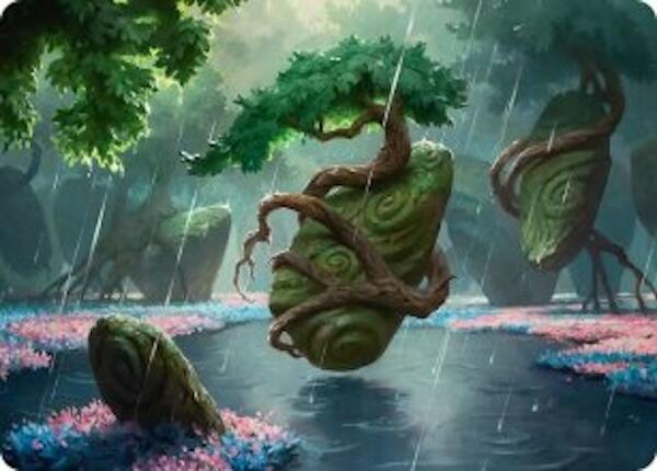 Rain-Slicked Copse Art Card [Lorwyn Eclipsed Art Series] | Empire Gaming NC