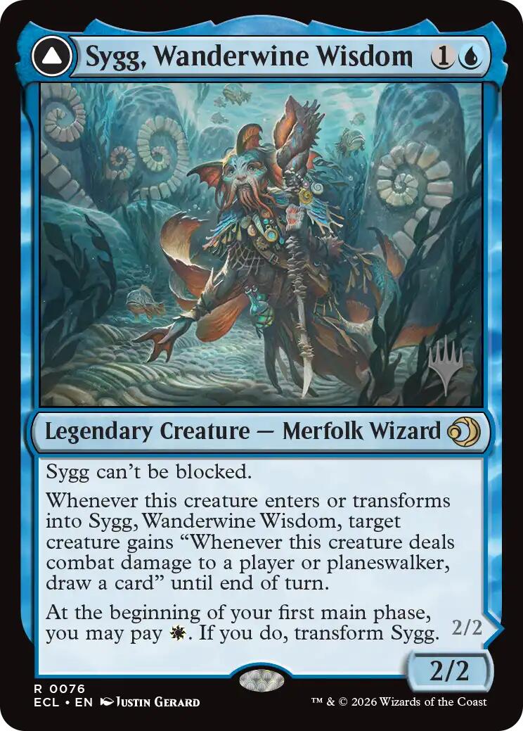 Sygg, Wanderwine Wisdom [Lorwyn Eclipsed Promos] | Empire Gaming NC