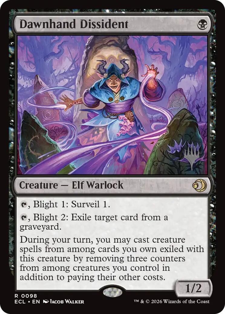 Dawnhand Dissident [Lorwyn Eclipsed Promos] | Empire Gaming NC