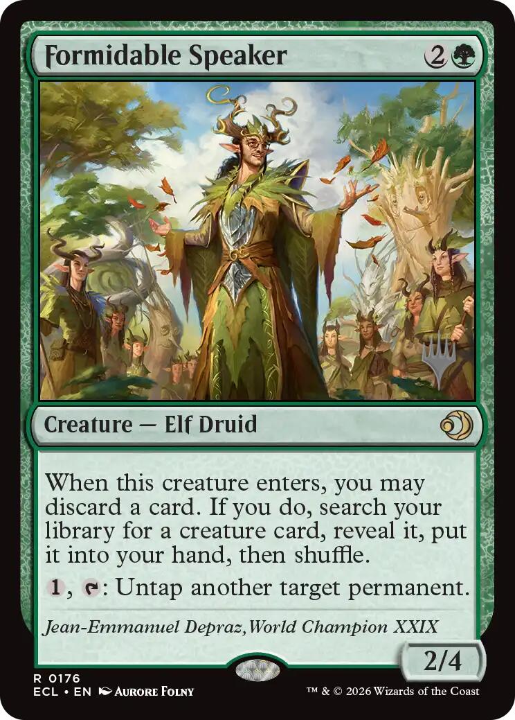 Formidable Speaker [Lorwyn Eclipsed Promos] | Empire Gaming NC