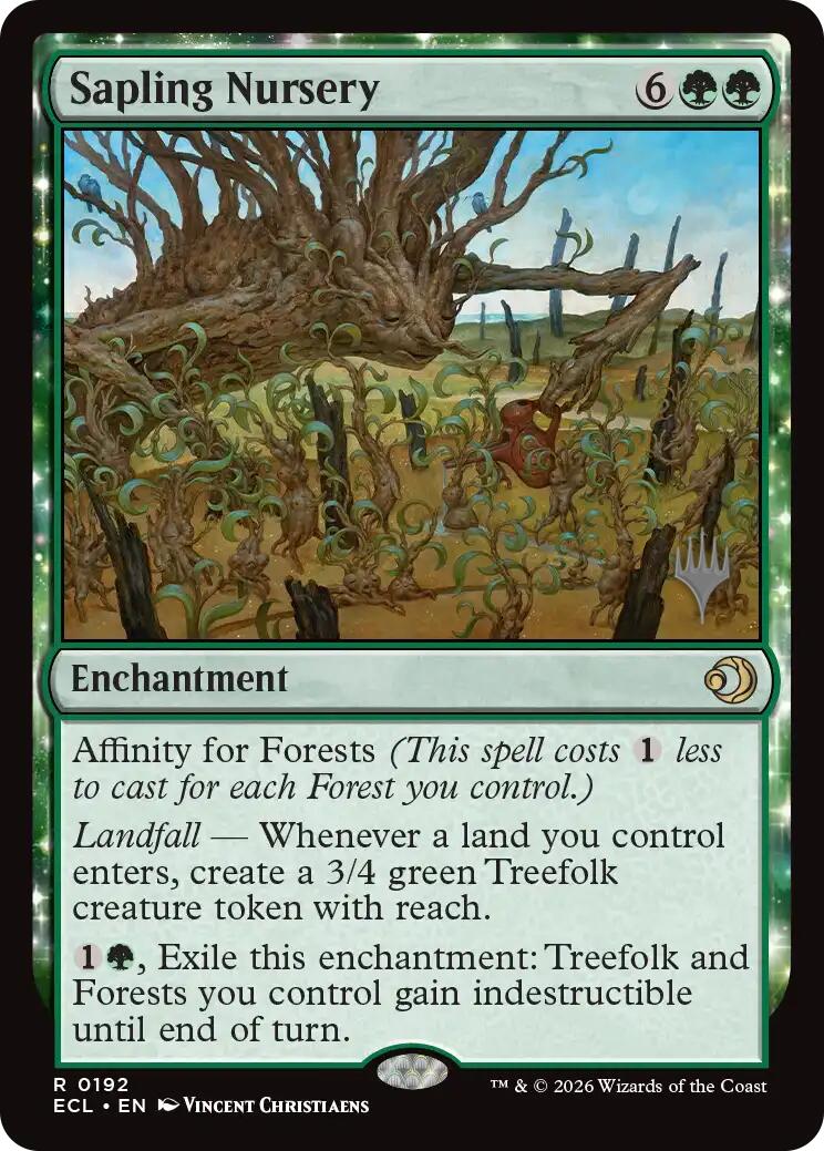 Sapling Nursery [Lorwyn Eclipsed Promos] | Empire Gaming NC