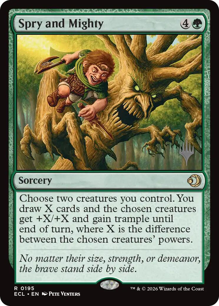 Spry and Mighty [Lorwyn Eclipsed Promos] | Empire Gaming NC