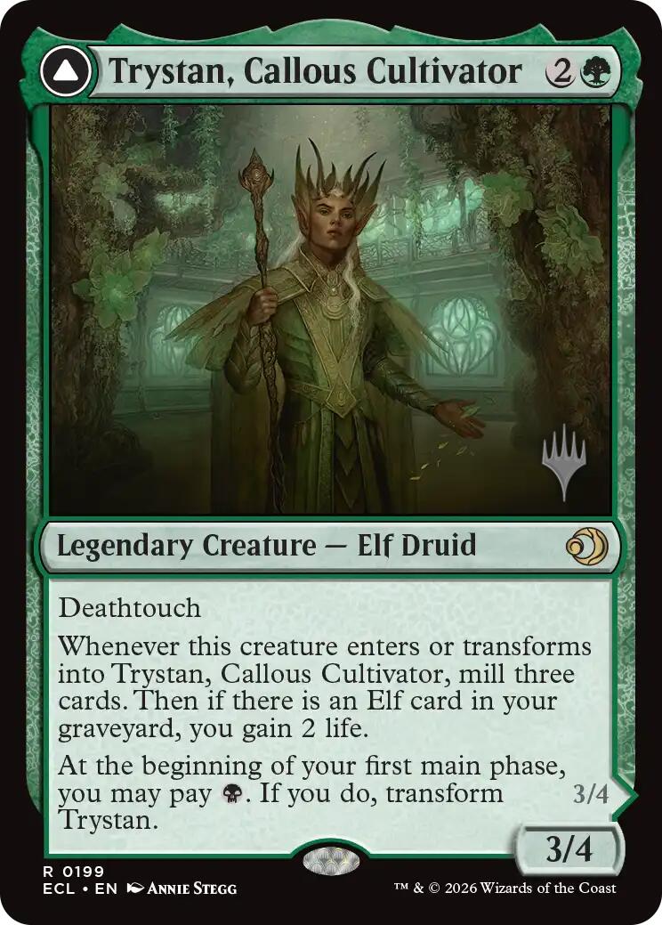 Trystan, Callous Cultivator [Lorwyn Eclipsed Promos] | Empire Gaming NC