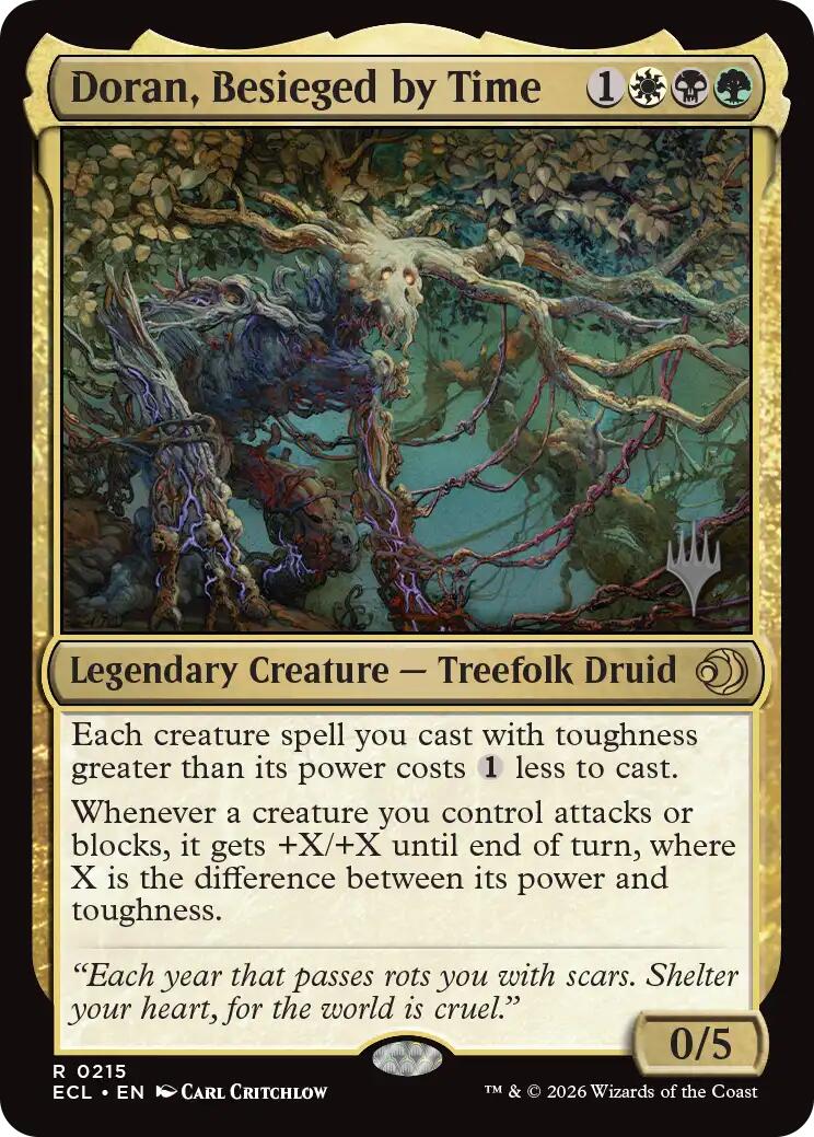 Doran, Besieged by Time [Lorwyn Eclipsed Promos] | Empire Gaming NC