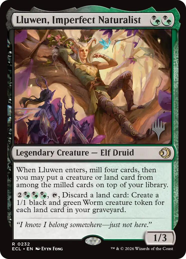 Lluwen, Imperfect Naturalist [Lorwyn Eclipsed Promos] | Empire Gaming NC