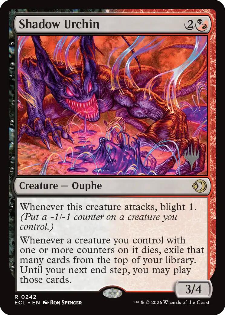 Shadow Urchin [Lorwyn Eclipsed Promos] | Empire Gaming NC