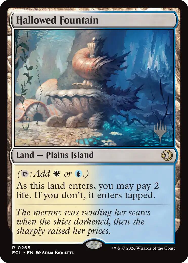 Hallowed Fountain [Lorwyn Eclipsed Promos] | Empire Gaming NC