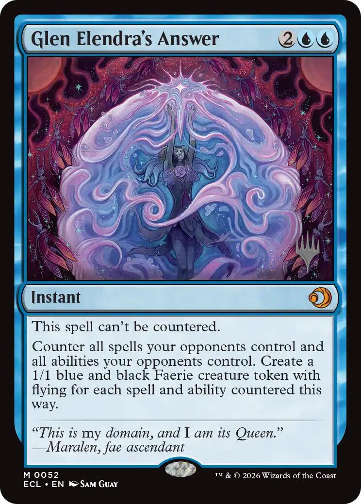 Glen Elendra's Answer [Lorwyn Eclipsed Promos] | Empire Gaming NC