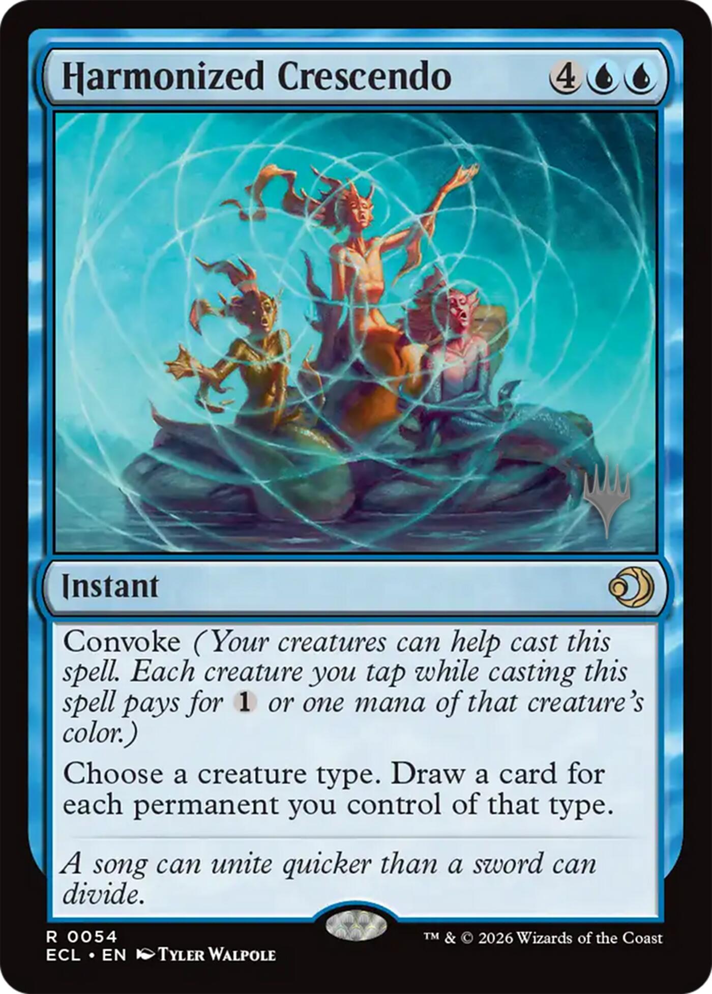 Harmonized Crescendo [Lorwyn Eclipsed Promos] | Empire Gaming NC