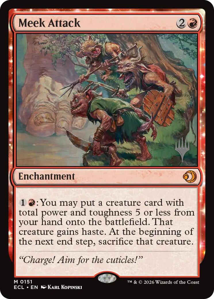 Meek Attack [Lorwyn Eclipsed Promos] | Empire Gaming NC
