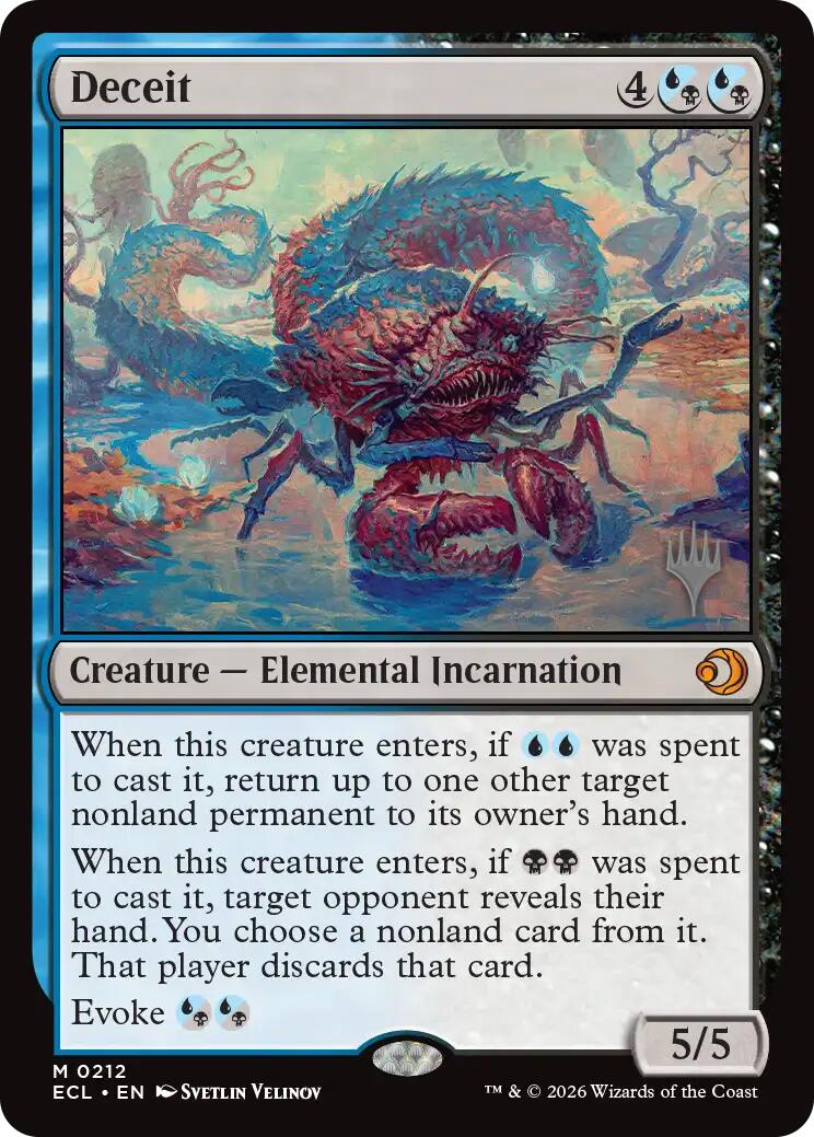 Deceit [Lorwyn Eclipsed Promos] | Empire Gaming NC