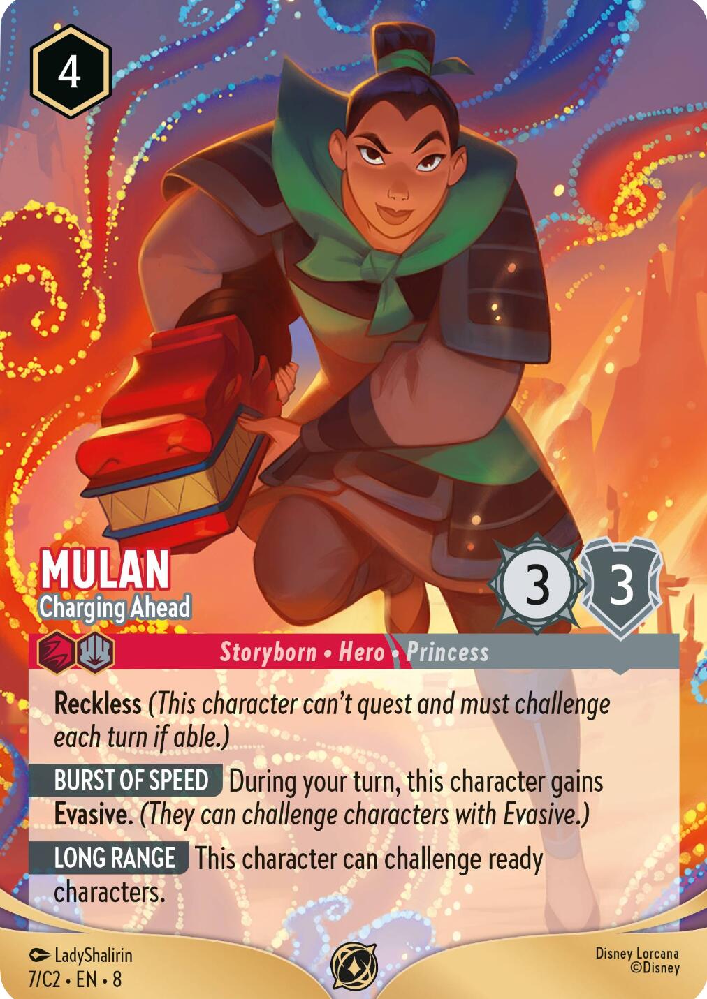Mulan - Charging Ahead (7) (7) [Promo Cards] | Empire Gaming NC