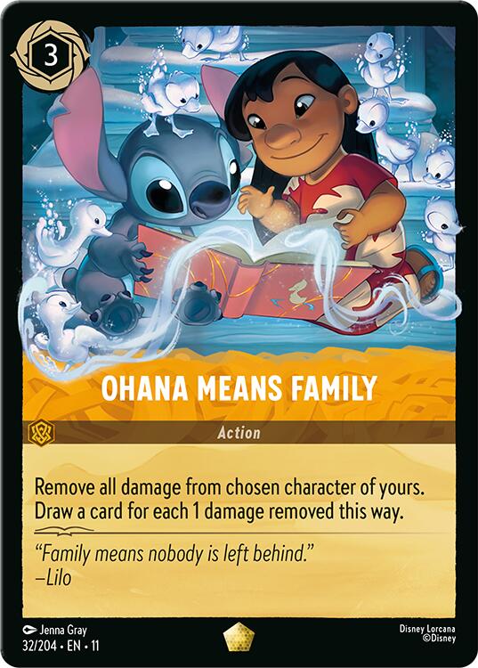 Ohana Means Family (32/204) [Winterspell] | Empire Gaming NC