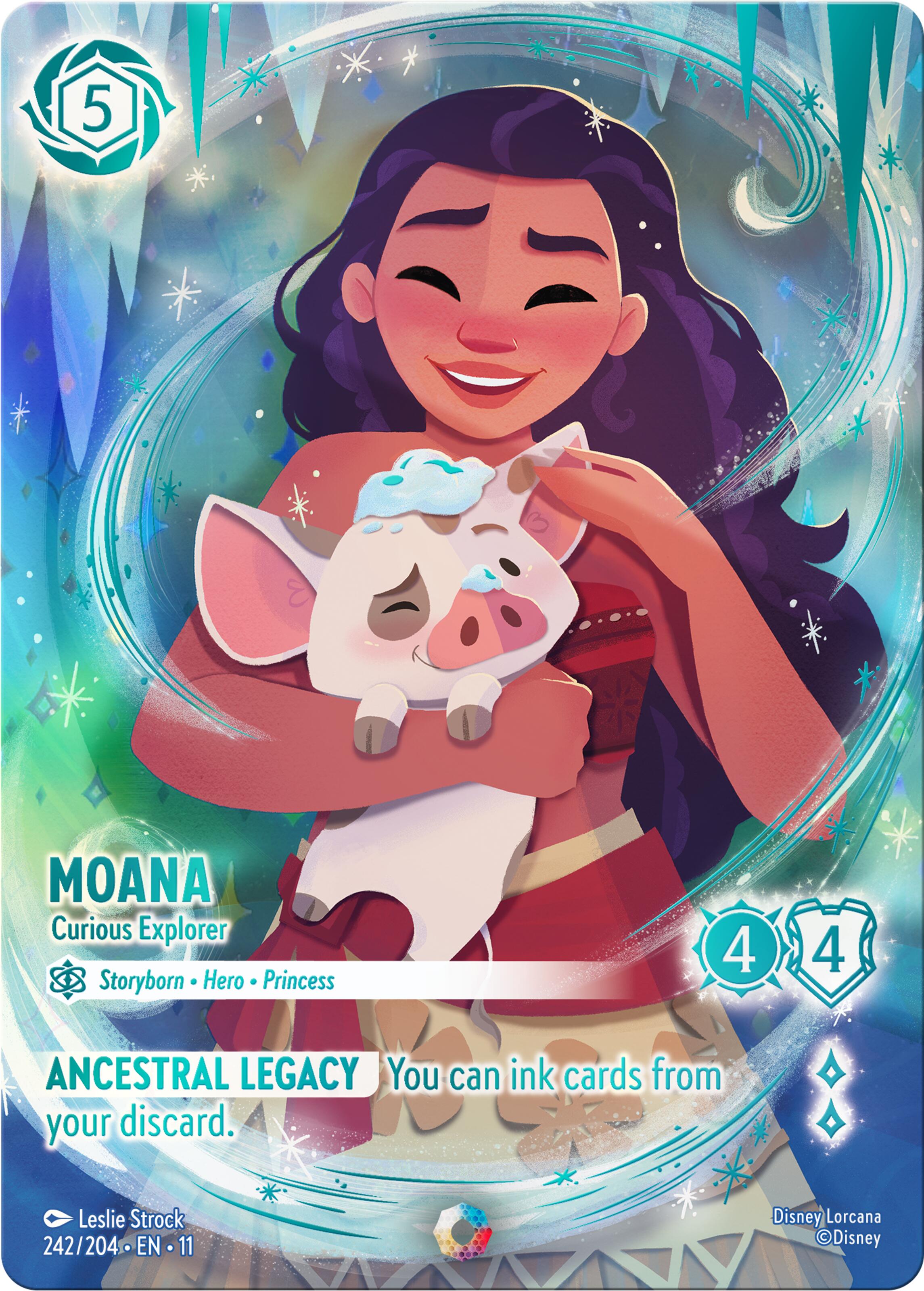 Moana - Curious Explorer (Iconic) (242/204) [Winterspell] | Empire Gaming NC