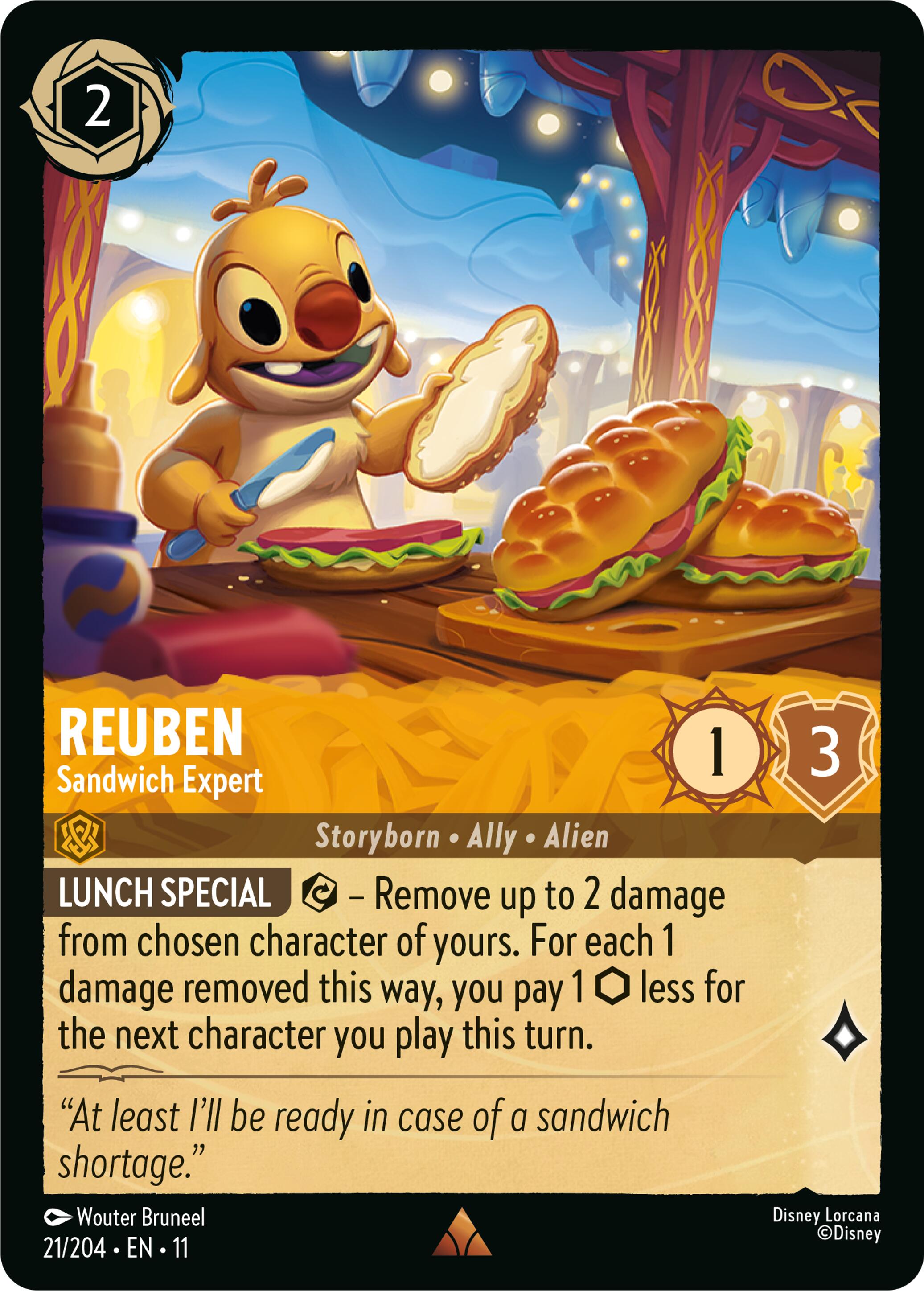 Reuben - Sandwich Expert (21/204) [Winterspell] | Empire Gaming NC