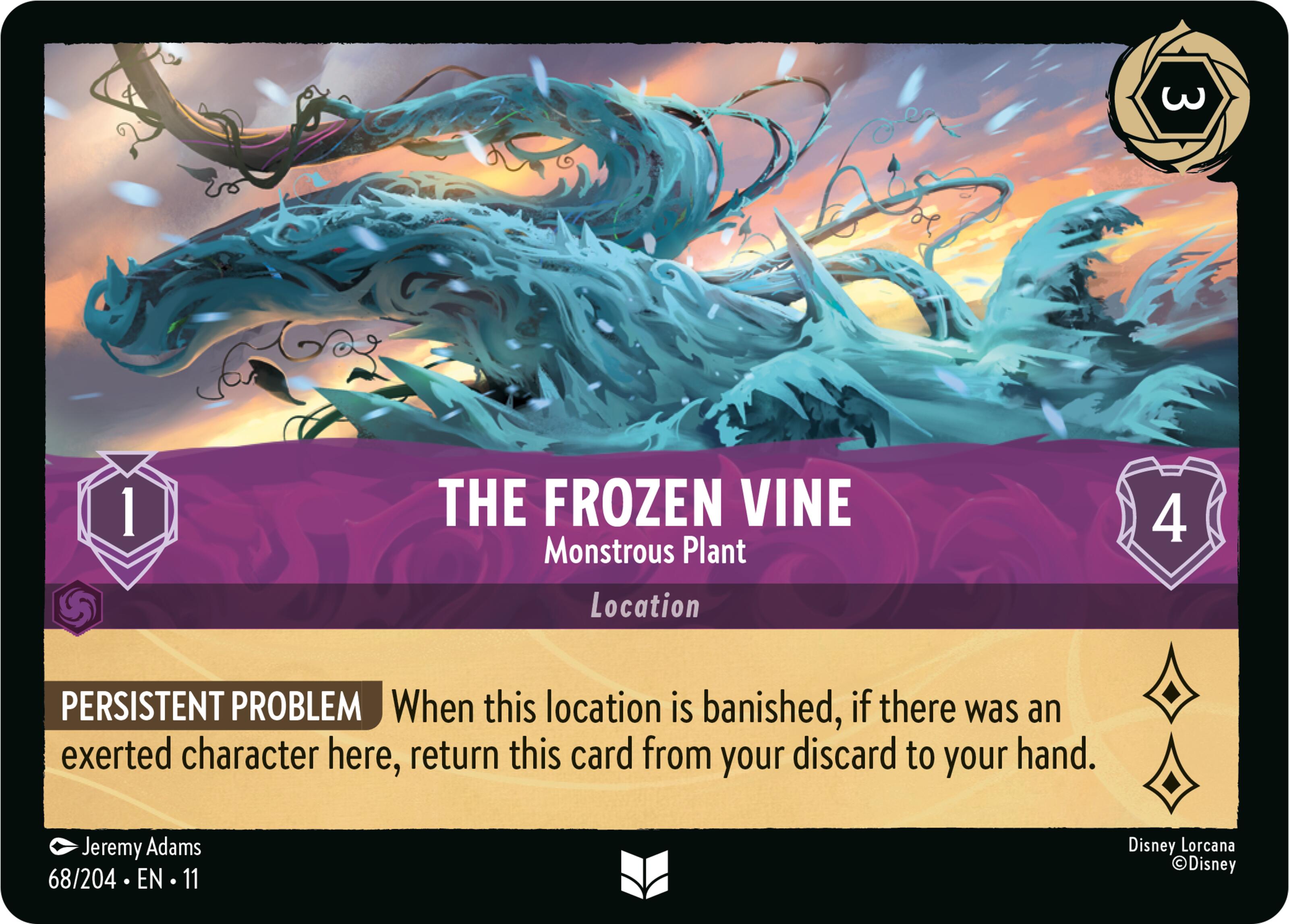 The Frozen Vine - Monstrous Plant (68/204) [Winterspell] | Empire Gaming NC