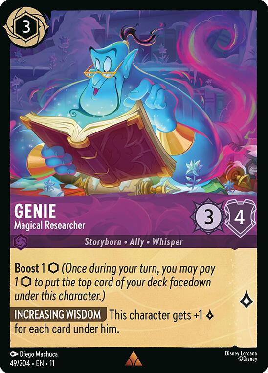 Genie - Magical Researcher (49/204) [Winterspell] | Empire Gaming NC