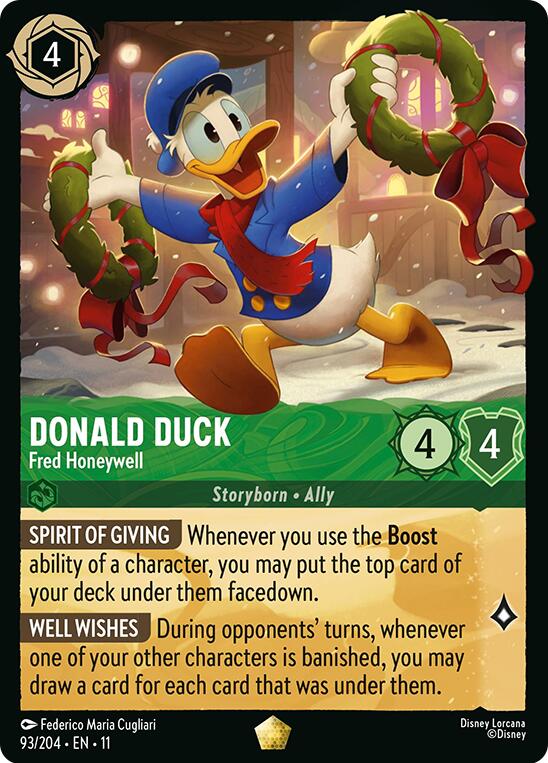 Donald Duck - Fred Honeywell (93/204) [Winterspell] | Empire Gaming NC