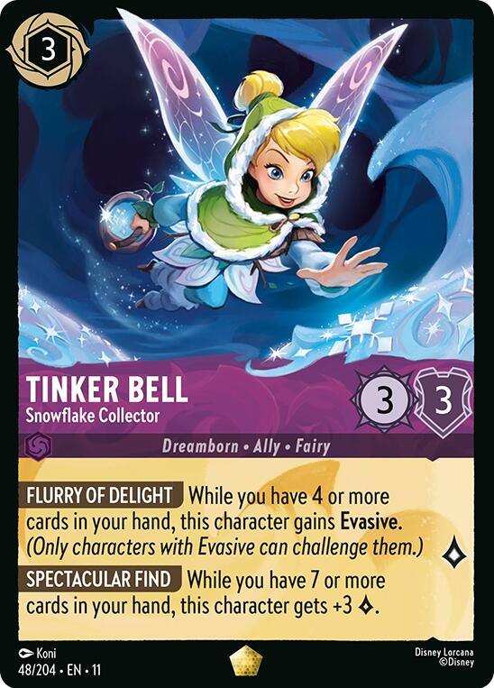 Tinker Bell - Snowflake Collector (48/204) [Winterspell] | Empire Gaming NC